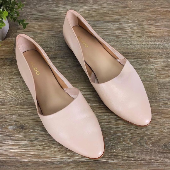 Aldo Shoes - ALDO | Blanchette Blush Leather Flats